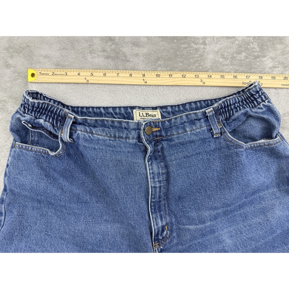 L.L. Bean Women's Size 20 Medium/Tall Jeans Original Fit Relaxed Comfort Waist - Picture 7 of 10